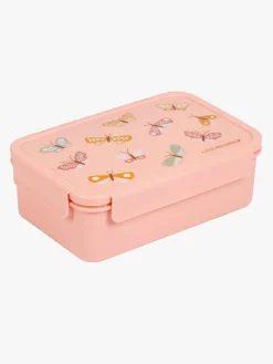Spisetid|ALittleLovelyCompany A Little Lovely Company Bento Madkasse, Sommerfugl Lyserød