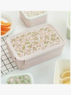 ALittleLovelyCompany Spisetid-A Little Lovely Company Bento Madkasse, Blomsterrosa