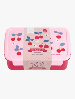 Spisetid|ALittleLovelyCompany A Little Lovely Company Bento Madkasse, Kirsebær Lyserød/Flerfarvet