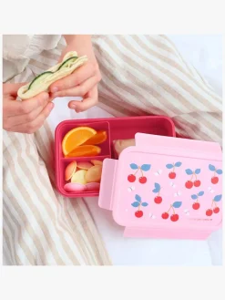 Spisetid|ALittleLovelyCompany A Little Lovely Company Bento Madkasse, Kirsebær Lyserød/Flerfarvet