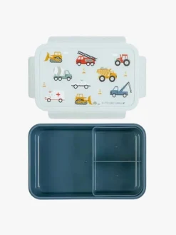 Spisetid|ALittleLovelyCompany A Little Lovely Company Bento Madkasse Transportmiddel Blå