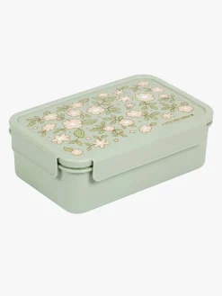 Spisetid|ALittleLovelyCompany A Little Lovely Company Bento Madkasse, Blomstersalvie Grøn