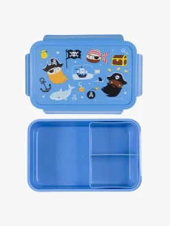 Spisetid|ALittleLovelyCompany A Little Lovely Company Bento Madkasse, Pirater Blå/Flerfarvet