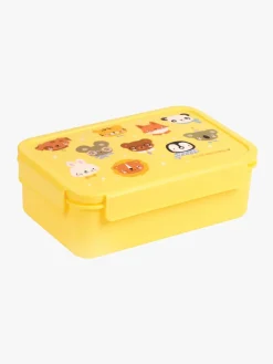 Spisetid|ALittleLovelyCompany A Little Lovely Company Bento Madkasse, Dyrevenner Gul/Flerfarvet