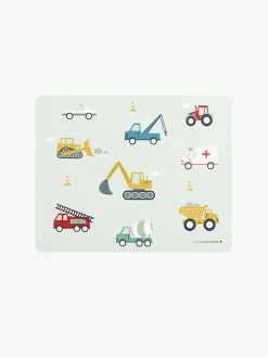 Spisetid|ALittleLovelyCompany A Little Lovely Company Dækkeserviet, Køretøjer Blå/Flerfarvet