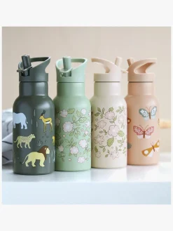 Spisetid|ALittleLovelyCompany A Little Lovely Company Drikkedunk Blomster 350 ml, Pink