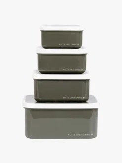 ALittleLovelyCompany Spisetid-A Little Lovely Company Madkasse-sæt, Savanna