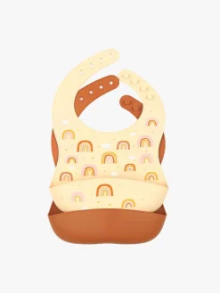 Spisetid|ALittleLovelyCompany A Little Lovely Company Silikonehagesmæk 2-pak, Skovens Venner Brun