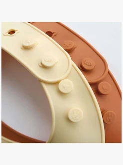 Spisetid|ALittleLovelyCompany A Little Lovely Company Silikonehagesmæk 2-pak, Skovens Venner Brun