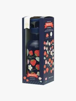 Spisetid|ALittleLovelyCompany A Little Lovely Company Stainless steel Drikkedunk, Strawberries Blå/Flerfarvet