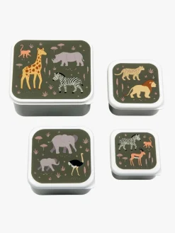 Spisetid|ALittleLovelyCompany A Little Lovely Company Madkasse & Flaske, Savanna