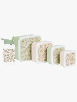 Spisetid|ALittleLovelyCompany A Little Lovely Company Madkasse & Flaske, Blossoms Sage