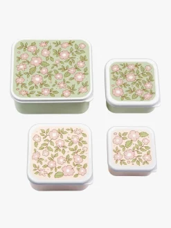 Spisetid|ALittleLovelyCompany A Little Lovely Company Madkasse & Flaske, Blossoms Sage