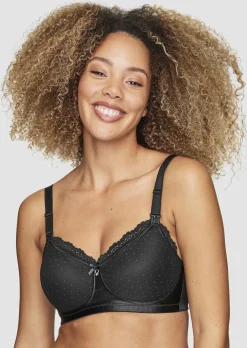 Tøj Til Mor|Abecita Mama Soft Amme-BH, Sort