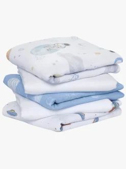 AdenAnais Stofbleer, Nusseklude & Babytæpper-Aden + Anais™ Essentials Stofble 5-Pak, Space Explorers