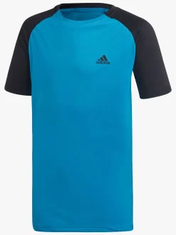 Sportstøj|Adidas Boys Club C/B T-shirt Træningstrøje, Blue