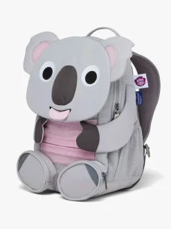 Tasker|Affenzahn Large Friend Rygsæk 8L, Koala Grå/Lyserød