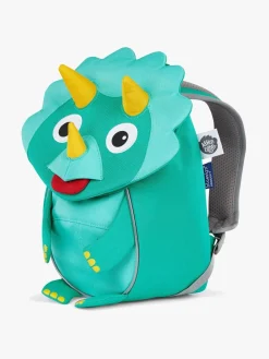 Tasker|Affenzahn Small Friend Rygsæk 4L, Dinosaur Rød/Blå/Gul