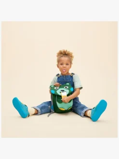 Tasker|Affenzahn Small Friend Rygsæk 4L, Creative Bear Limited Edition Grøn/Blå