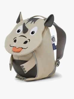 Tasker|Affenzahn Small Friend Rygsæk 4L, Rhino Grå/Beige/Orange