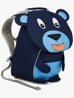 Tasker|Affenzahn Small Friend Rygsæk 4L, Bear Blå/Orange