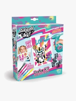 AirbrushPlush Kreativt Legetøj-AIRBRUSH PLUSH Mini Poster Kreasæt