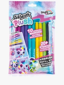 AirbrushPlush Kreativt Legetøj-Airbrush Plush Refillsæt 10 Stk.