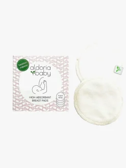 Amning|AldoriaBaby Aldoria Baby High Absorbant Ammeindlæg 4-pak, Hvid