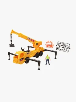 Udelegetøj|Legetøjsbiler & -Fartøjer|AlexGarage1 Alex's Garage Big Builder Kranbil