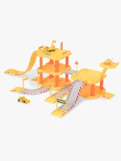 Legetøjsbiler & -Fartøjer|AlexGarage1 Alex's Garage Byggeplads Med 3 Tilbehør Gul