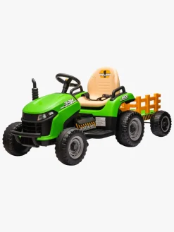 Elbiler & -Køretøjer|AlexGarage1 Alex's Garage Eltraktor med Trailer, Grøn Grøn