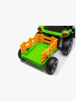 Elbiler & -Køretøjer|AlexGarage1 Alex's Garage Eltraktor med Trailer, Grøn Grøn