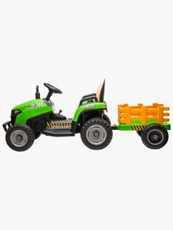 Elbiler & -Køretøjer|AlexGarage1 Alex's Garage Eltraktor med Trailer, Grøn Grøn