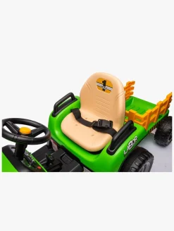 Elbiler & -Køretøjer|AlexGarage1 Alex's Garage Eltraktor med Trailer, Grøn Grøn