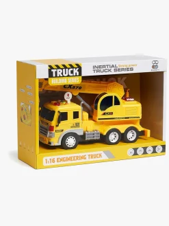 Legetøjsbiler & -Fartøjer|AlexGarage1 Alex's Garage Friction Engineering Lastbil med Lys & Lyd