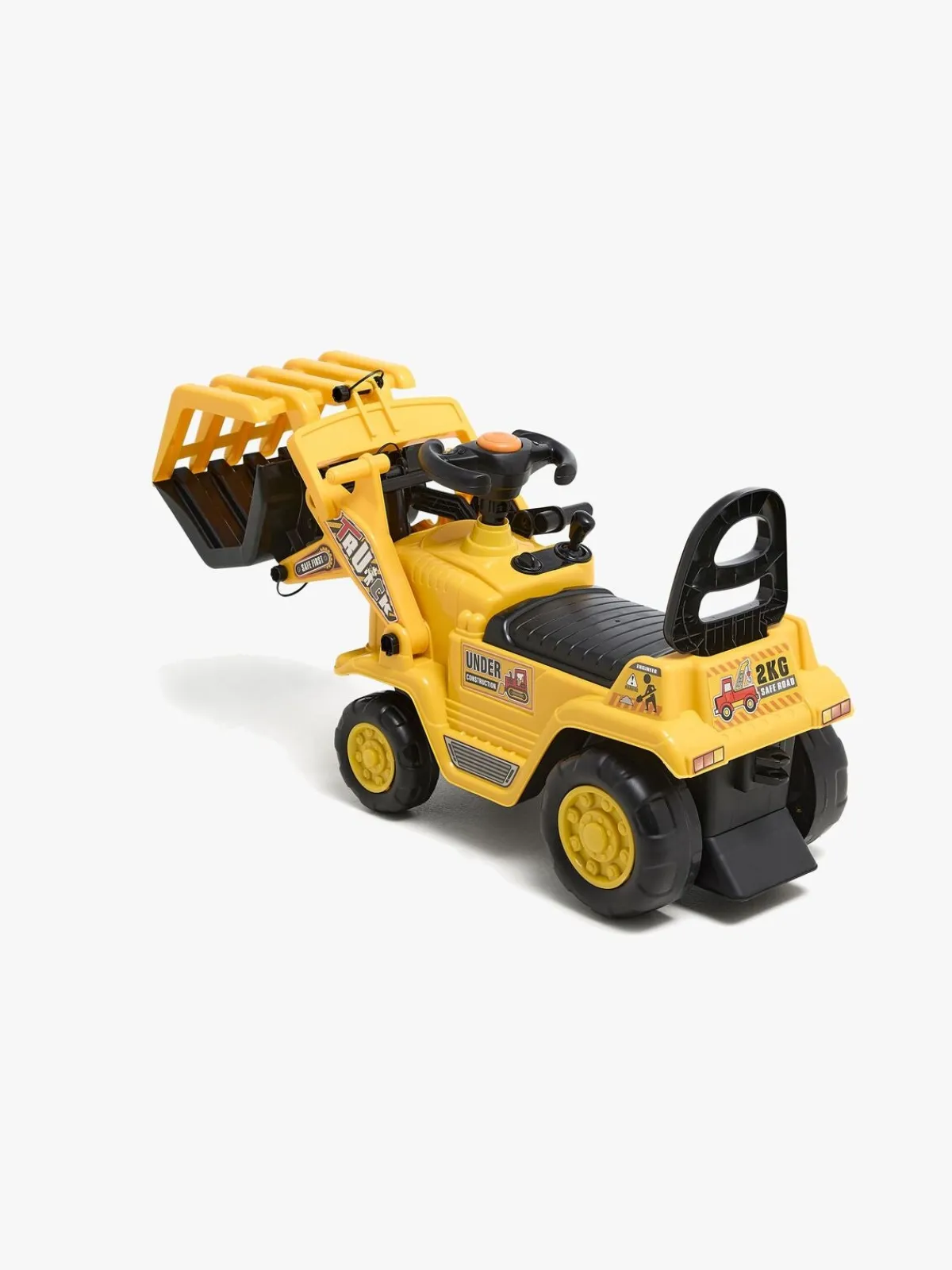 AlexGarage1 Pedal- & Gåbiler-Alexs Garage Gåbil Traktor m. Skovl