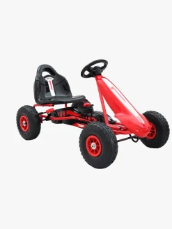 AlexGarage1 Pedal- & Gåbiler-Alex's Garage Pedalbil Gokart, Rød