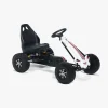 AlexGarage1 Pedal- & Gåbiler-Alex's Garage Pedalbil Go-kart, Hvid