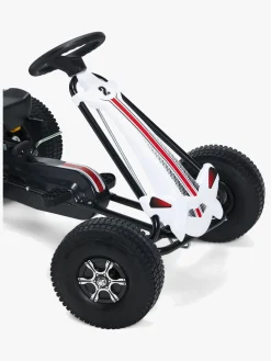 AlexGarage1 Pedal- & Gåbiler-Alex's Garage Pedalbil Go-kart, Hvid