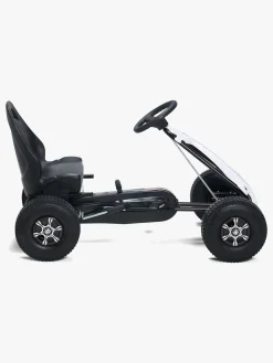 AlexGarage1 Pedal- & Gåbiler-Alex's Garage Pedalbil Go-kart, Hvid