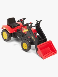 Pedal- & Gåbiler|AlexGarage1 Alex's Garage Pedaltraktor med Skovl, Rød