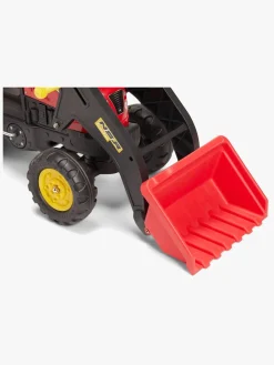 Pedal- & Gåbiler|AlexGarage1 Alex's Garage Pedaltraktor med Skovl, Rød