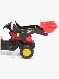 Pedal- & Gåbiler|AlexGarage1 Alex's Garage Pedaltraktor med Skovl, Rød