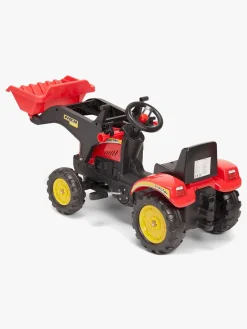 Pedal- & Gåbiler|AlexGarage1 Alex's Garage Pedaltraktor med Skovl, Rød