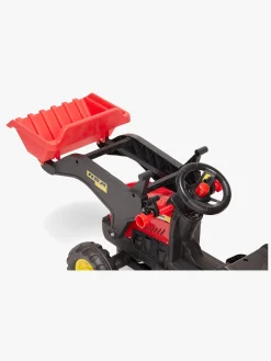 Pedal- & Gåbiler|AlexGarage1 Alex's Garage Pedaltraktor med Skovl, Rød