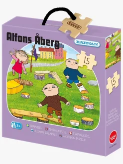 Spil & Puslespil|Alfonsberg Alfons Åberg Puslespil 15 Brikker