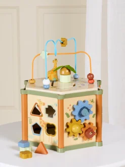 Babylegetøj|AliceFox Alice & Fox Aktivitetslegetøj Heksagon Safaridyr