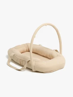 Børnesenge & Tilbehør|AliceFox Alice & Fox ALBA Babynest med Håndtag, Muslin Beige