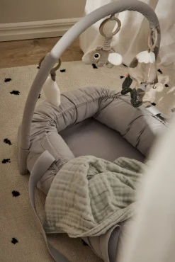 Børnesenge & Tilbehør|AliceFox Alice & Fox ASTRID Babynest, Lysegrå Grå