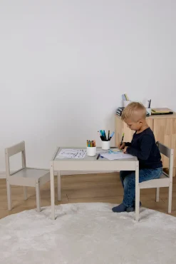 Børnemøbler|AliceFox Alice & Fox BIANCA Bord & Stole, Greige Grå